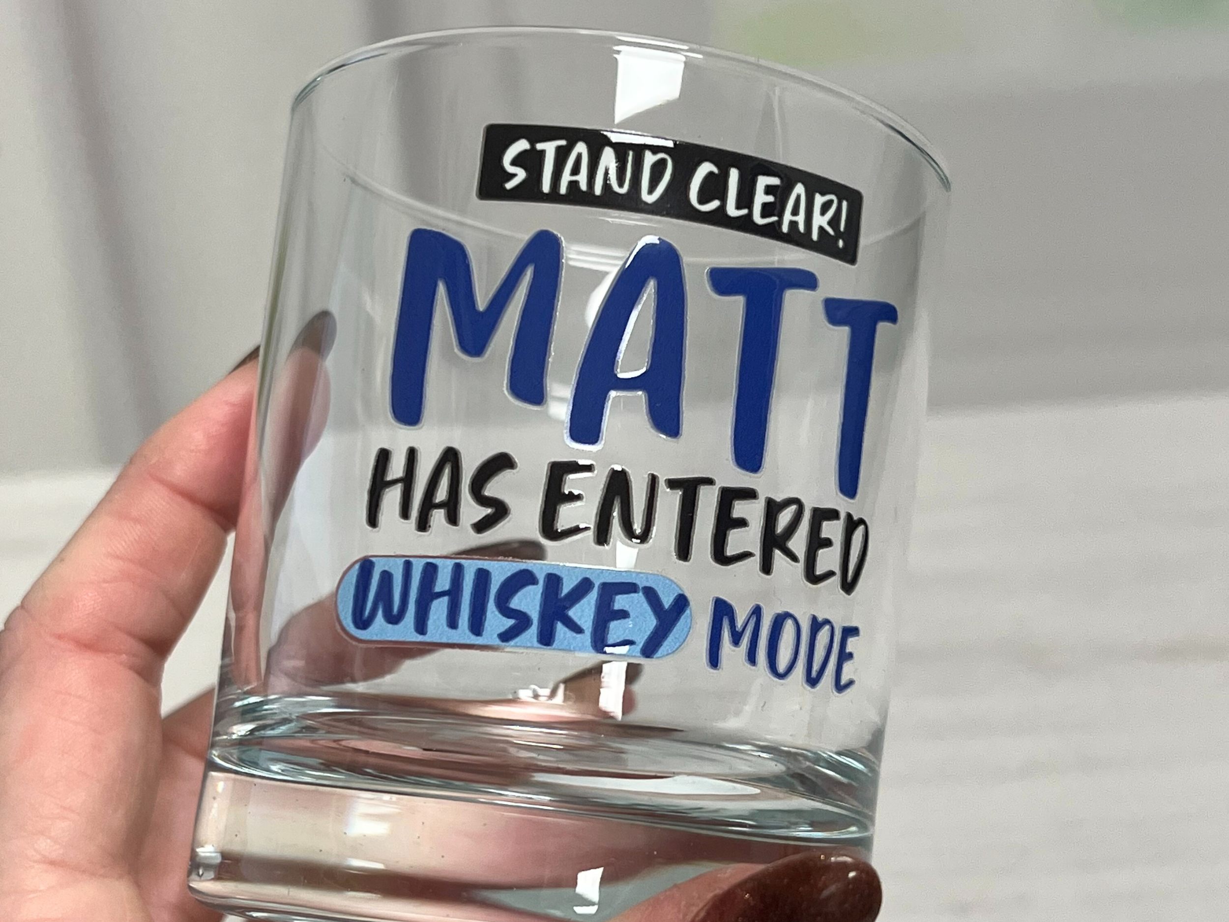 Personalised Whiskey Tumbler - Drink Glass