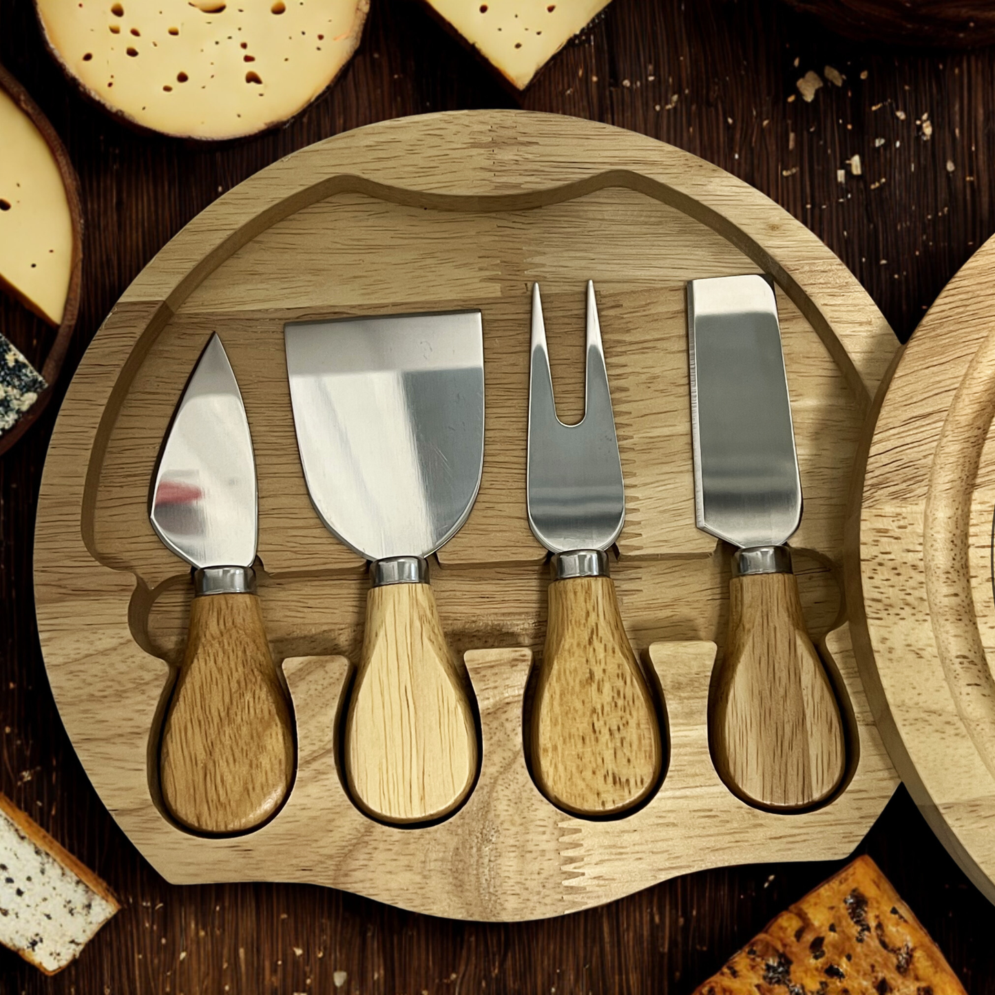 Mum's 'Cheese & Wine Night' Cheese Board Set