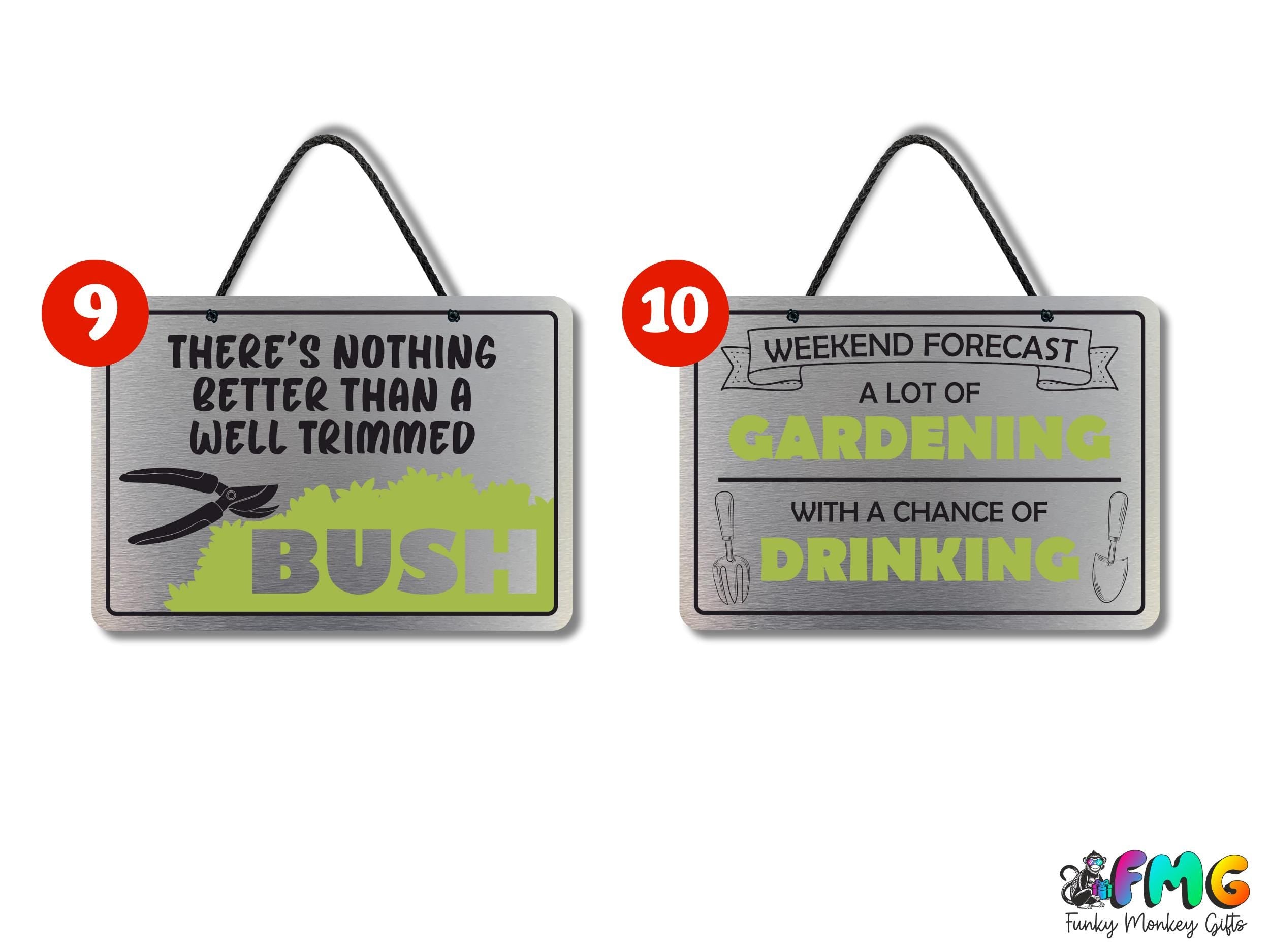 Gardening Lover | Metal Signs (10 designs to choose from)