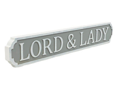 Lord & Lady | Vintage-Style Street Sign
