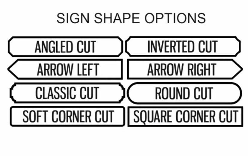 Personalised Vintage-Style Street Sign