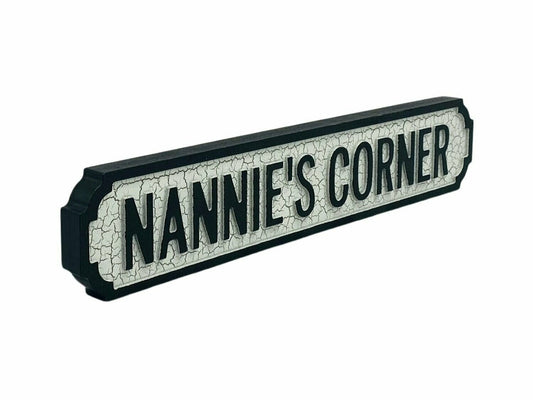 Nannie's Corner | Vintage-Style Street Sign