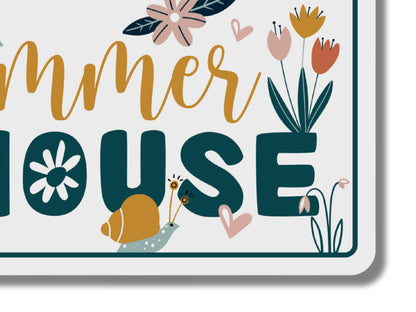 Summer House | Metal Sign