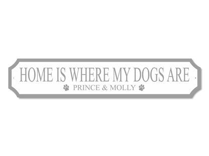 Personalised Dog Names | Acrylic Street Sign