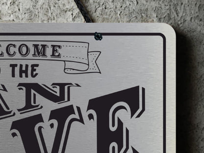 Man Cave | Metal Sign (Available in 2 colours)
