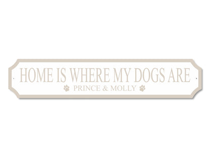 Personalised Dog Names | Acrylic Street Sign